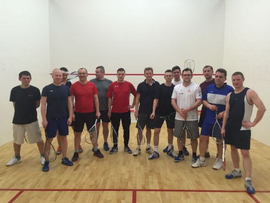 Zawodnicy Klubowego turnieju squasha 27.02.2015